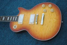 

Quilted maple top single binding standard LP chrome hardware accept any color production Real picture display