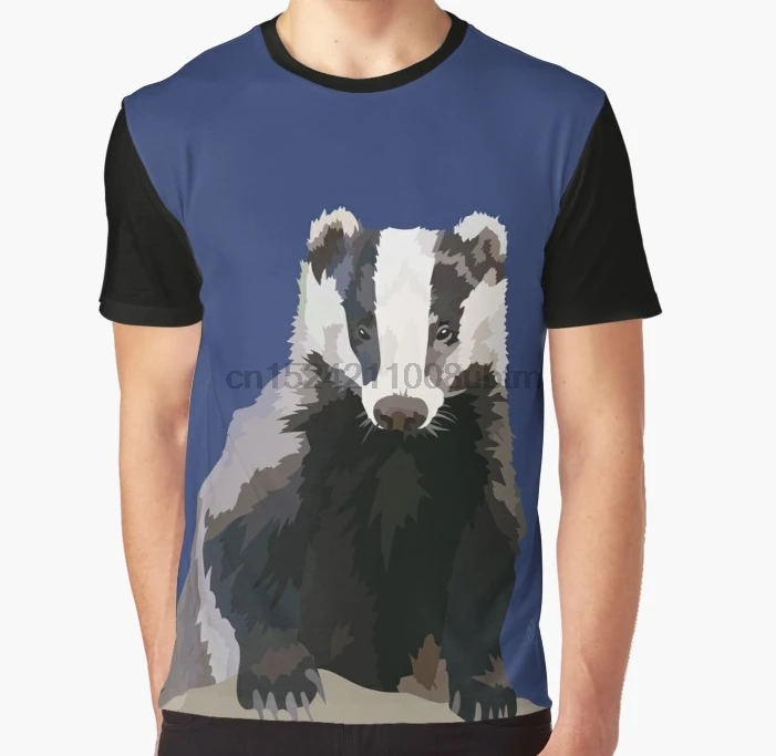 

All Over Print 3D Women T Shirt Men Funny tshirt Badger Graphic T-Shirt