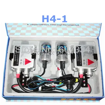 

Stock Shipping New 12V/35W CE HID Xenon Conversion Kit (H4-1) Single Beam(3000K/4300K/6000K/8000K) For Headlight Foglight