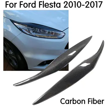 Real Carbon Fiber Pair Car Front Headlight Cover Sticker Head Lamp Eyelid Eyebrow Covers For Ford/Fiesta facelift 2012-2017
Real Carbon Fiber Pair Car Front Headlight Cover Sticker Head Lamp Eyelid Eyebrow Covers For Ford/Fiesta facelift 2012-2017