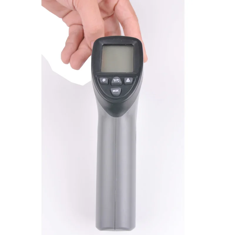 Hand held electronic industrial thermometer, digital infrared