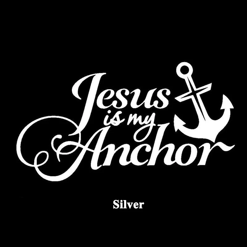 1pc SEEYULE Jesus is my Anchor Car Stickers Automobiles Motorcycle Decal Cover Car Styling Trunk Door Decor Accessories 1pc SEEYULE Jesus is my Anchor Car Stickers Automobiles Motorcycle Decal Cover Car Styling Trunk Door Decor Accessories