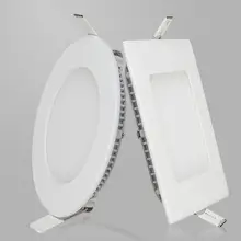 6 Вт 12 Вт 18 Вт холодной/теплый белый квадрат круглый светодиодный потолочный Панель Светильники LED Панель свет лампа SMD2835 AC110V 220 В