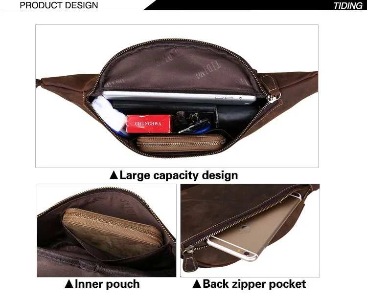 Дизайнерская сумка на пояс из кожи с натуральным лицевым покрытием, Мужская поясная сумка в ретро стиле, поясная сумка, нагрудная сумка, маленькая сумка-мессенджер 3021