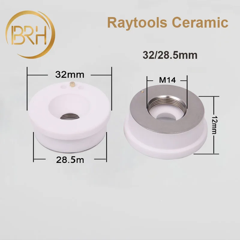 Лазерная керамика 28/32 мм OEM Precitec/WSX/Raytools керамический KT B2 с держателем P0571 1051 00001
