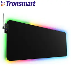 Tronsmart Spire большой коврик для мыши игровой коврик для мыши геймер RGB компьютерный коврик для мыши с мягкой поверхностью ткани, нескользящий