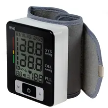 Легко переносить Монитор артериального давления, медицинское оборудование, которое может измерять кровяное давление самостоятельно, с цифровым ЖК-экраном