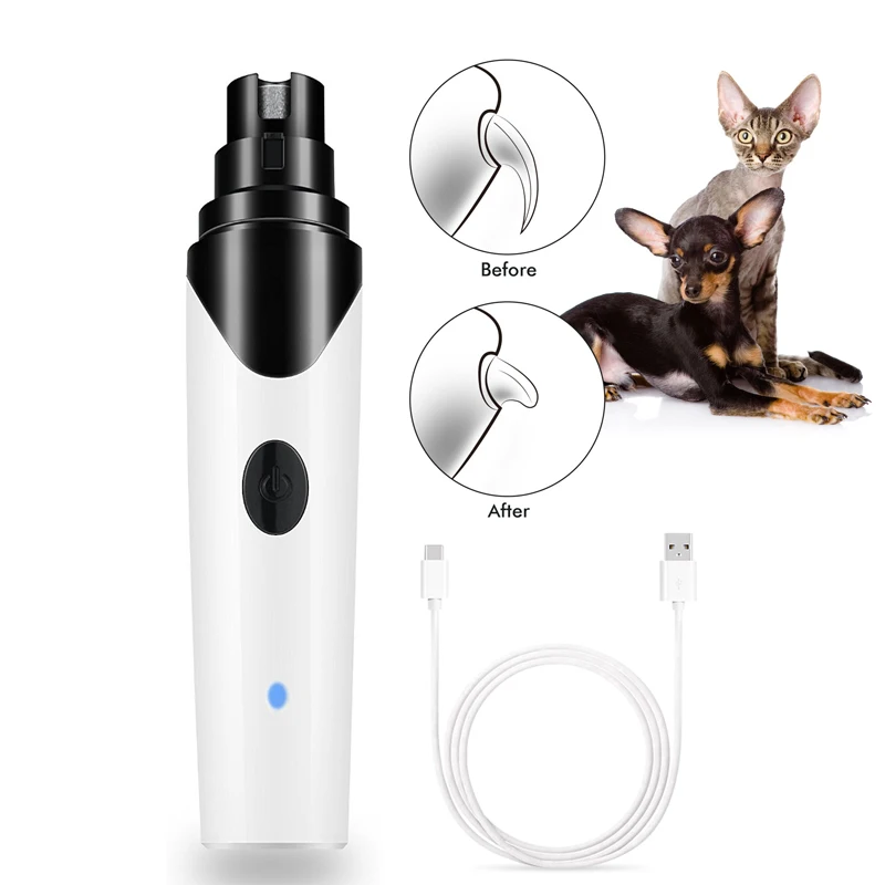 Electric Nail Grinder For Dog USB Charging Rechargeable Pet Nail