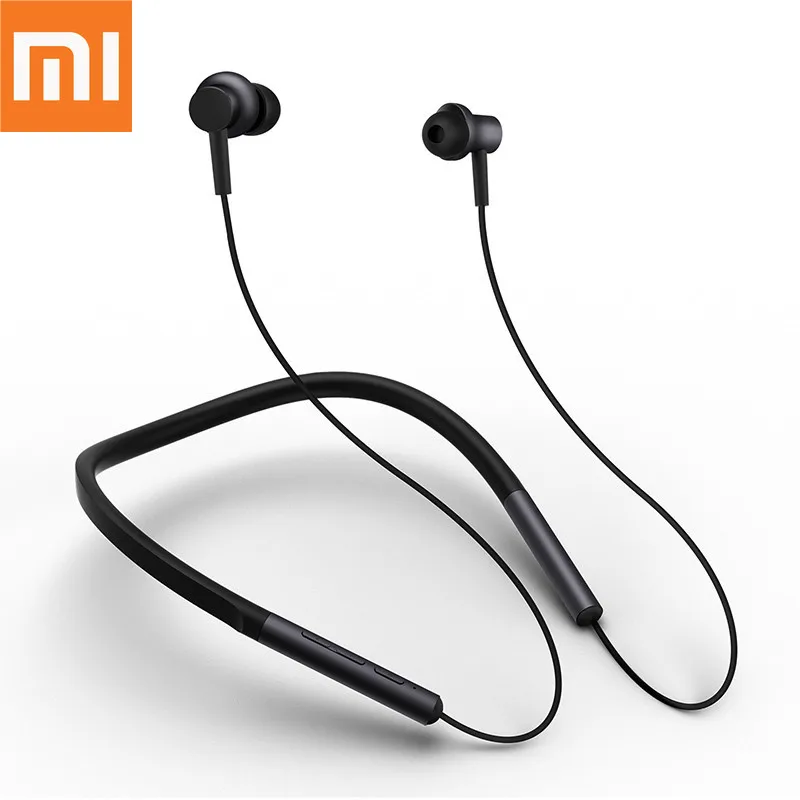 

Original Xiaomi mi Bluetooth Neckband Earphones Wireless Apt-x Hybrid Dual Cell With Mic for iphone Samsung phone