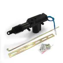 Novo universal carro fechadura da porta central atuador de bloqueio automático do motor arma tipo 2 fio do carro fechadura da porta atuador 2p fio arma