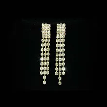 Серьги Золото Цвет Металла Свадебные торжества Серьги Пром Интимные аксессуары ювелирные изделия ce1027