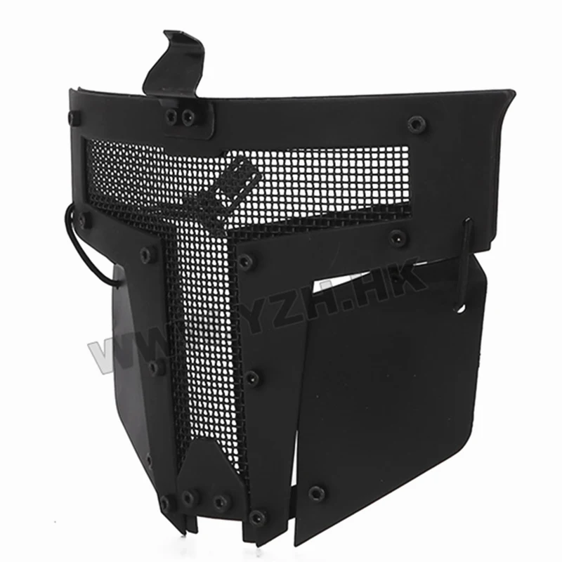 

Tactical IRON WARRIOR Full Mask Mesh Outdoor Protective Airsoft Paintball Accessories CS Full Face Mesh
