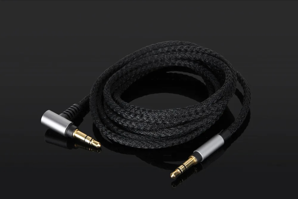 Audio nylon Cable for SONY WH 1000XM2 XM3 XM4 H800 WH H900N MDR 1R 1RNC S12SM1 HW300K SBH60 NC60 NC50 NC200D NC500D headphones