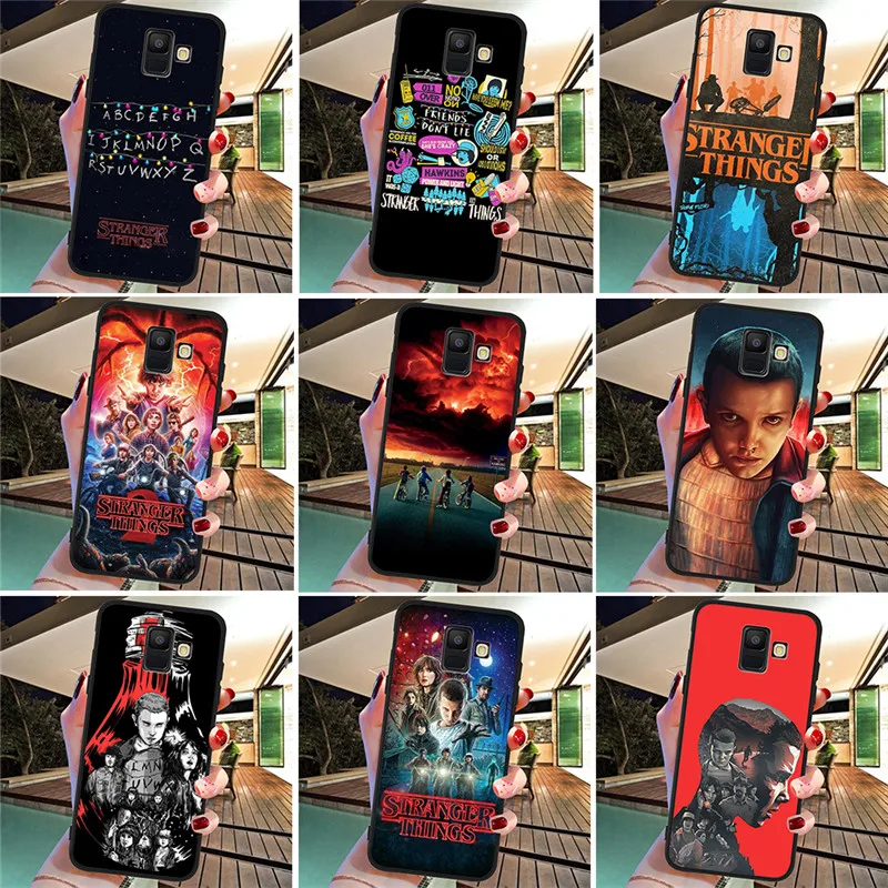 

Stranger Things For Samsung Galaxy A9 A8 A7 A6 A5 A3 J3 J4 J5 J6 J8 Plus 2017 2018 M30 A40S A10 A20E phone Case Cover Coque Etui