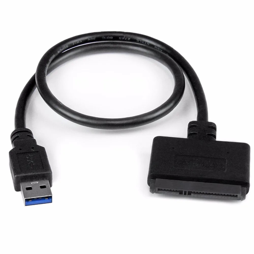 

HBUDS USB3S2SAT3CB 3.0 to 2.5" SATA III Hard Drive Adapter Cable w/ UASP - SATA to USB 3.0 Converter for SSD/HDD