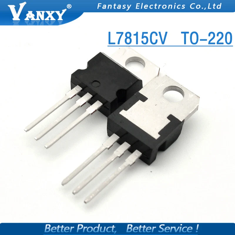 Новая и оригинальная интегральная схема L7815CV TO220 L7815 TO 220 7815 LM7815 MC7815 10 шт.| |