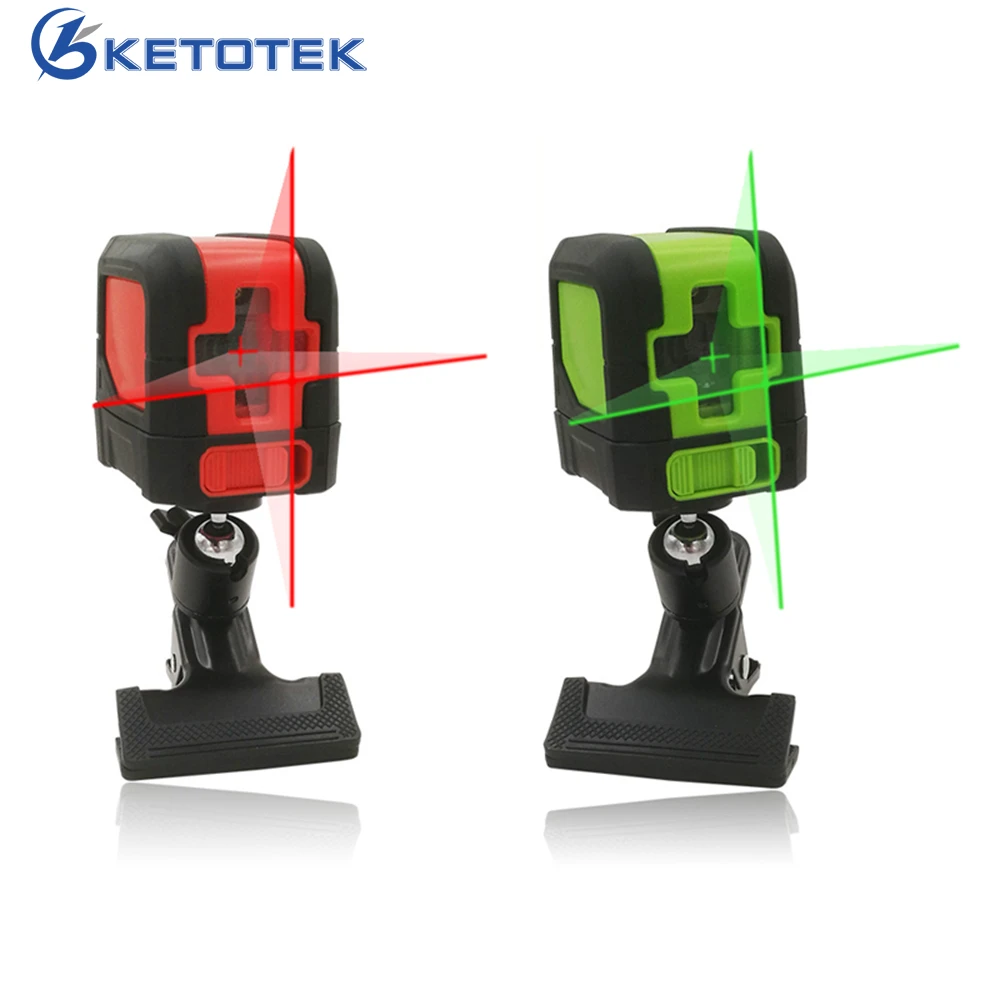Ketotek Mini 2 поперечные линии лазерный уровень вертикальный горизонтальный красный