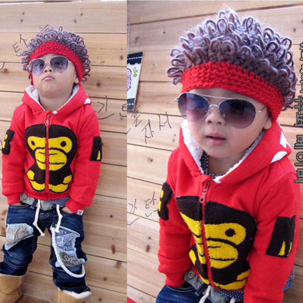 Winter Baby Hats for Boys Fashion Casual Cool Soft Kids Hat Knitting
