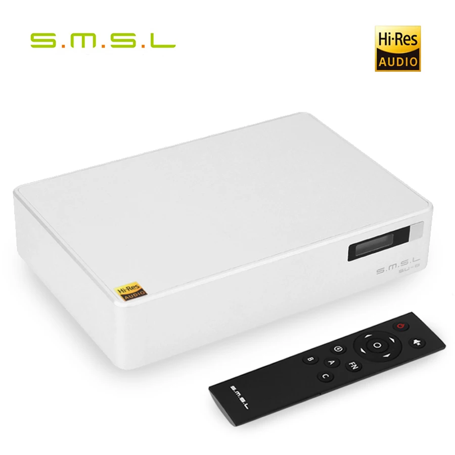 ЦАП USB SMSL SU-8 HIFI чистый декодер ES9038Q2M* 2 32 бит/768 кГц DSD512/оптический/коаксиальный