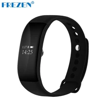 Frezen IP68 Водонепроницаемый V66 OLED сердечного ритма Мониторы смарт-Браслеты Anti-Потерянный сидячий напомнить браслет smartband для iOS и Android