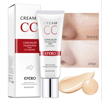 

3Pcs Brighten Base Face Makeup BB CC Cream Natural Foundation Make Up Concealer Cream Face Long-lasting Foundation BB Cream