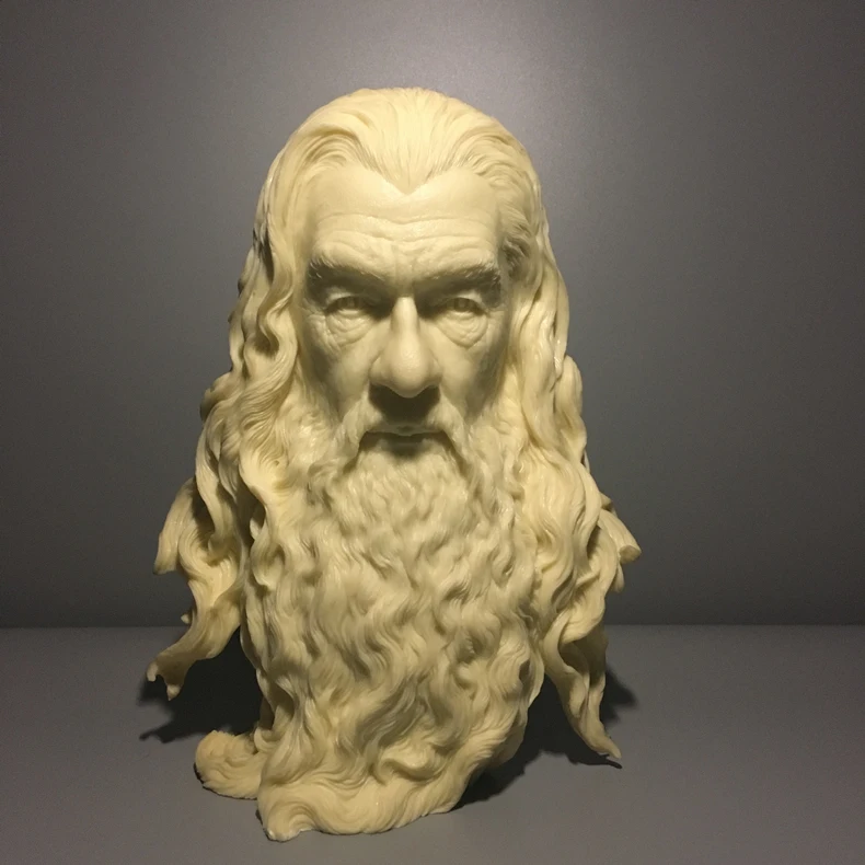 

High Quality Rings Hobbit The Gandalf Resin Bust Statue Sculpture Color Painted Figure