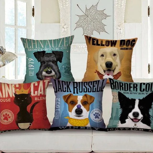 French Bulldog Cushion cartoon dog pillow decorative throw pillows