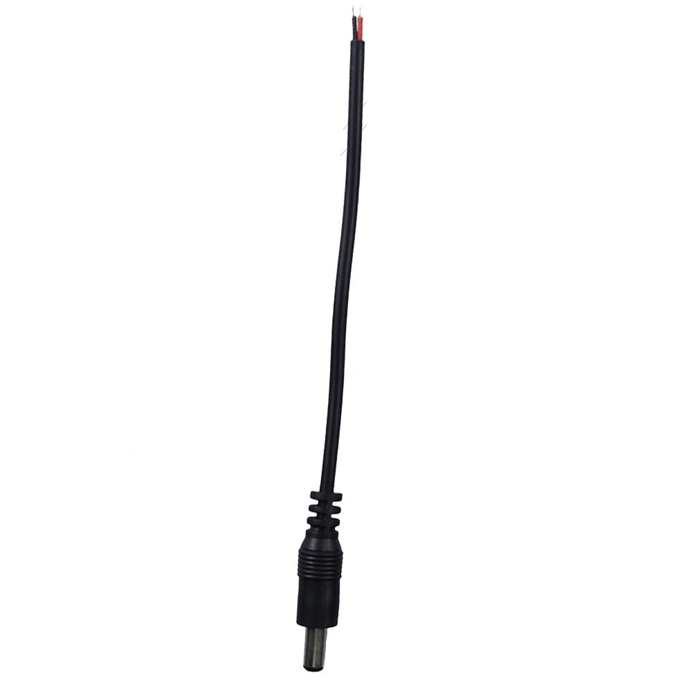 

Male 5.5X2.1mm DC Power Connector Adapter Cable Pigtail Plug Wire for CCTV IP camera free shipping