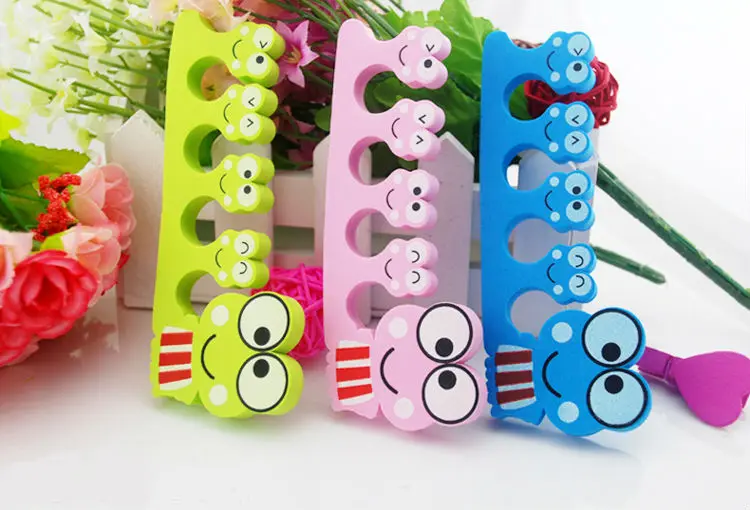 

20pcs/lot Soft Sponge Toe Finger Separators Feet Care Nail Art Tools Manicure Pedicure Foot Braces Support Assistant Gel Polish
