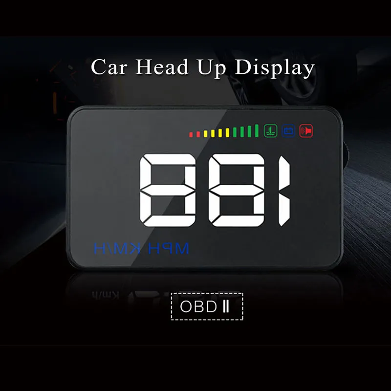 

2017 Car Universal HUD Head Up Display Auto OBD2 II EOBD Overspeed Warning System Projector Windscreen Voltage