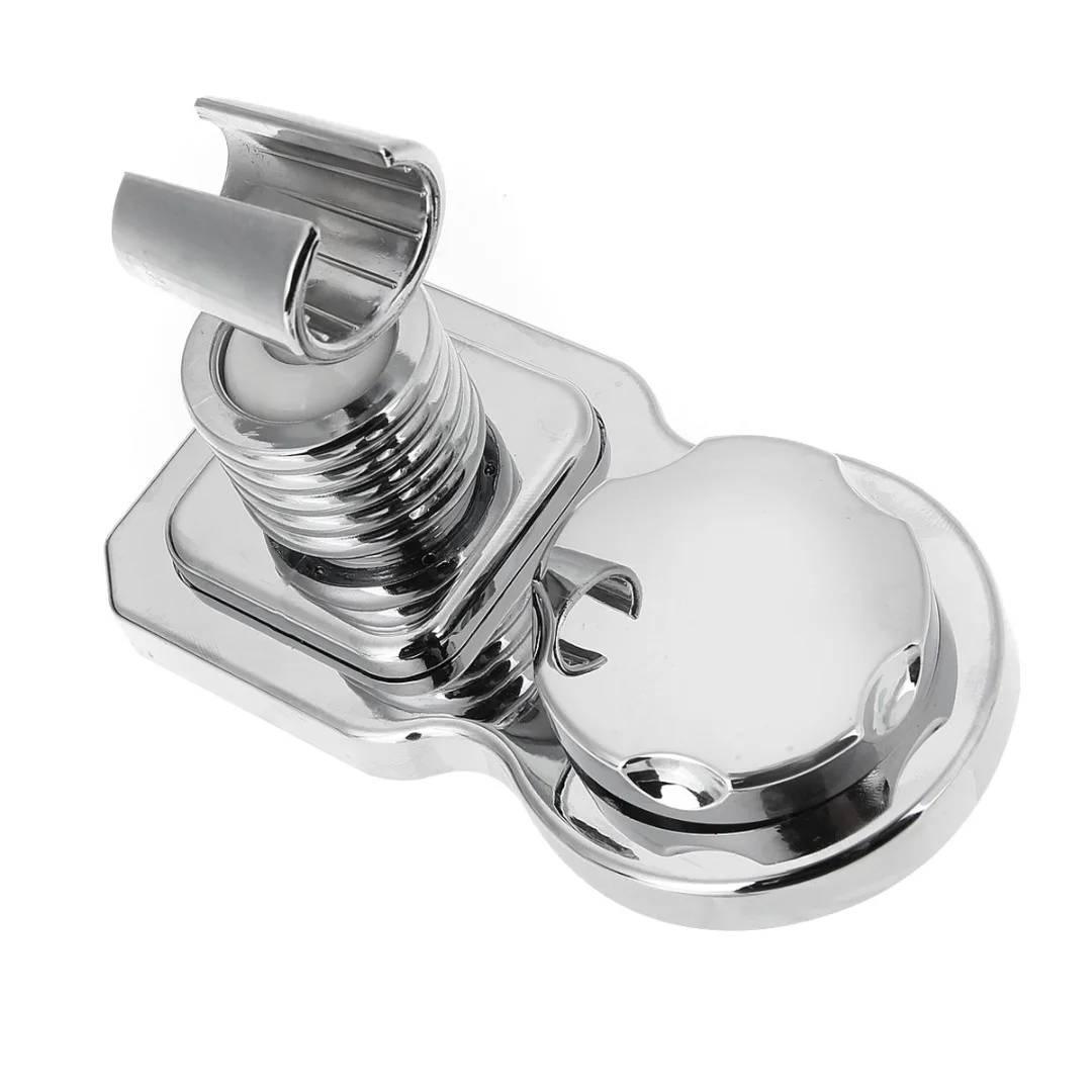 Universal Wall Mounted Bathroom Shower Head Holder Handset Chrome Strong Suction Replacement Showerholder