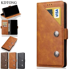

KDTONG Case For Coque Samsung Galaxy Note 9 Case Vintage Leather Flip Wallet Card Cover For Galaxy Note 9 Note9 Case Cover Capa