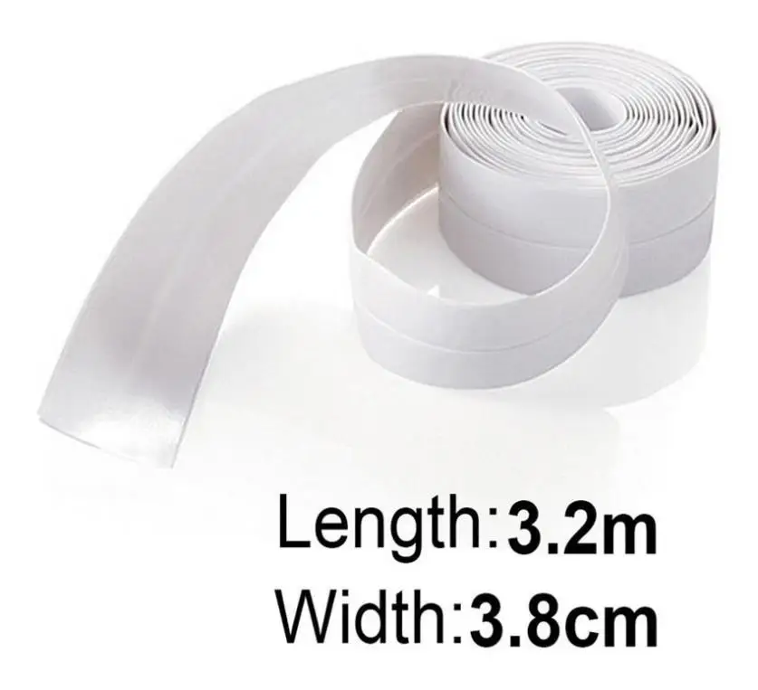 1 шт. 3,2 м х 3,8 см Настенная уплотнительная лента водонепроницаемая клейкая лента для кухни и ванной