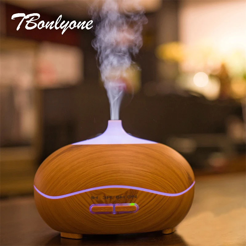 

TBonlyone 300ML colorful air humidifier essential oil diffuser aroma humidifier ultrasonic humidifier light wood aroma diffuser