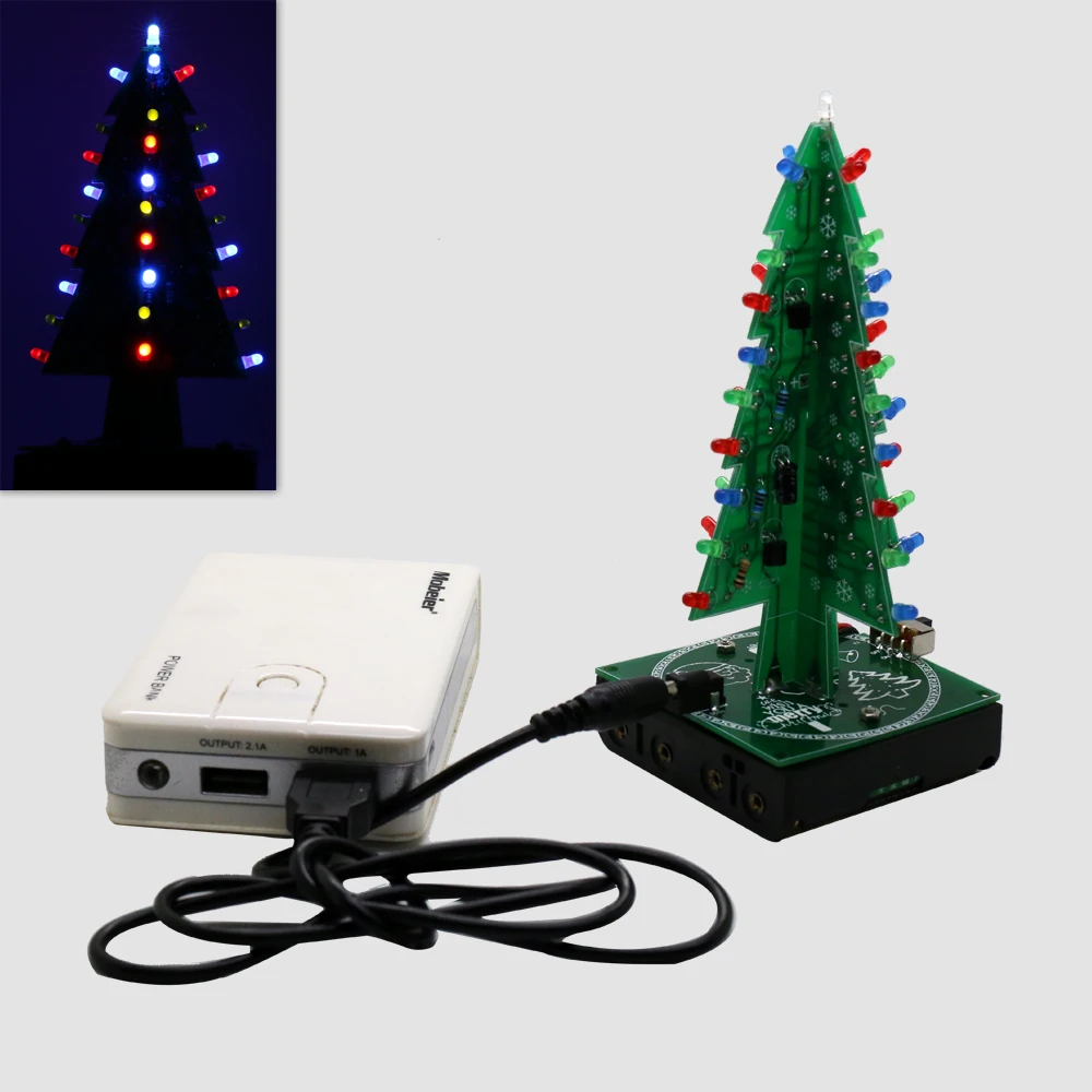 3D Christmas Trees led electronic diy kit in EL Products from