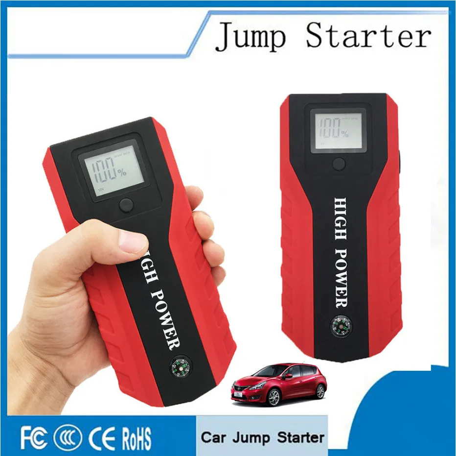 Portable High Power Multi-function 600A 12V Car Jump Stater Newest Emergency Car Power Bank Battery Charger Booster Device Pack Portable High Power Multi-function 600A 12V Car Jump Stater Newest Emergency Car Power Bank Battery Charger Booster Device Pack