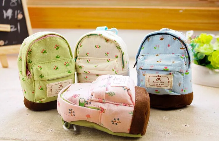 Размер 12*7 см мини брелок-подвеска в виде монеты сумка; 4 модели с цветочным узором, для девушек и женщин, кошелек для монет мешок ручная сумка чехол для хранения