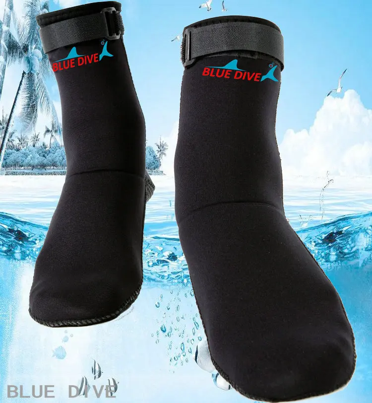 Нескользящие 3 мм неопреновые носки для дайвинга и серфинга теплая обувь для плавания мужские и женские пляжные ботинки для сноркелинга