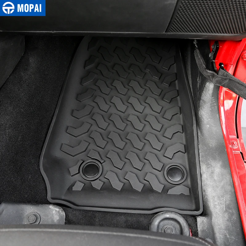 Резиновые Противоскользящие коврики для Jeep Wrangler JK 2007|Напольные коврики| |