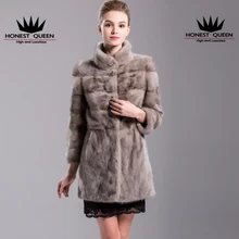 The new 2017 fur Fur mink fur coat dress whole mink coat Woman’s real natural fur coat fashion Waist