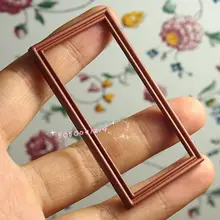 Кукольный домик Миниатюрный 1:12 игрушка металлическая маленькая коричневая фоторамка SPO109