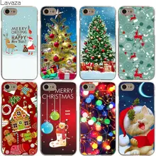

Lavaza Santa Claus Merry Christmas tree Cat Case for iPhone XS Max XR X 8 7 6 6S Plus 5 5s se