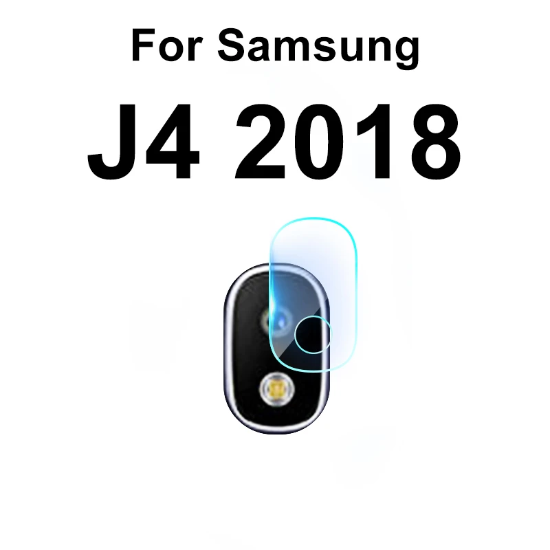 Камера объектив Экран протектор для samsung Galaxy A50 A30 A10 A20 M10 M20 M30 J7 J8 A7 J4 J6 плюс Защитная пленка для телефона Защита объектива - Цвет: J4 2018