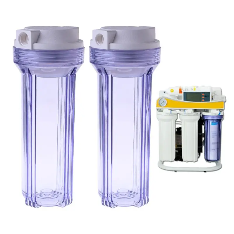 

MEXI 1PC Transparent Water Purifier Filter Bottle Replacement 4/2 Point Interface Clear Filtration Water Filter Accessories Part