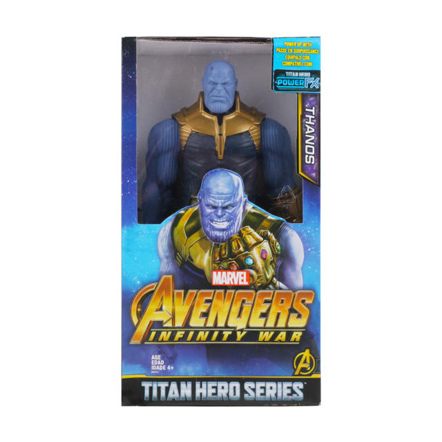 30cm Marvel Avengers Endgame Thanos Spiderman Hulk Iron Man Captain America Thor Wolverine Action Figure Toys Dolls for Kid