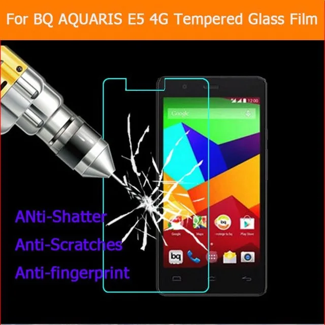 Закаленное стекло с полным покрытием для BQ Aquaris E5 4G защитная пленка экрана |