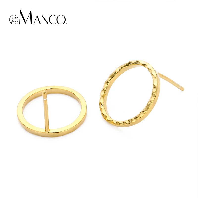 Tardoo Круглый Круг Хооп Серьги 925 пробы серебро Мода Геометрическая Простой Fine Jewelry