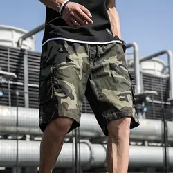 Мужские шорты летние модные уличные повседневные Свободные Лоскутные Комбинезоны большого размера спортивные беговые эластичные шорты с