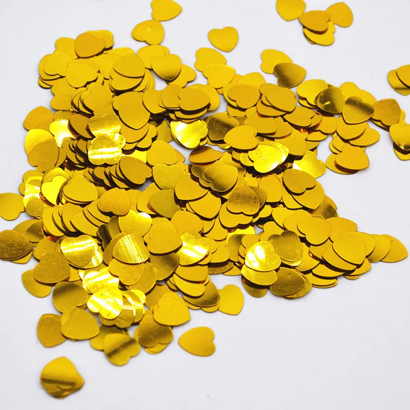 Sparkling Arclic Confetti Solid Color Heart Confetti DIY Love For Wedding Party Table Decorative Supplies 500pcs