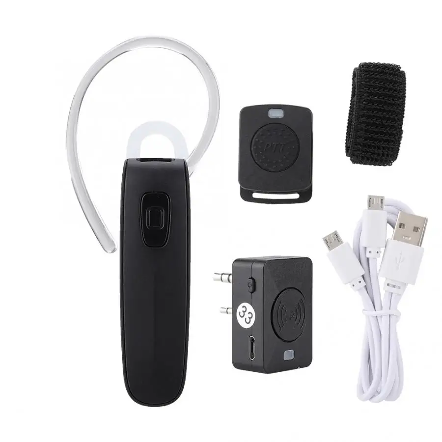 

K-head Wireless Portable Walkie-talkie Bluetooth HD Headset Noise Reduction Black fone de ouvido